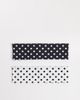 Reclaimed Vintage Reclaimed Vintage polka dot 2 pack headband in black and white-Multi - 1