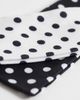 Reclaimed Vintage Reclaimed Vintage polka dot 2 pack headband in black and white-Multi - 3