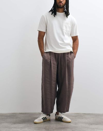 Reclaimed Vintage Reclaimed Vintage pull on pants in brown