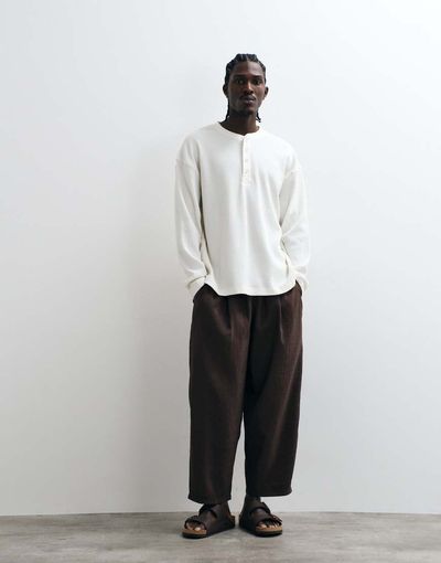 Reclaimed Vintage Reclaimed Vintage pull on pants in khaki-Green