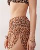 Reclaimed Vintage Reclaimed Vintage pull on sheer beach shorts with tie sides in leopard print - part of a set-Multi - 2