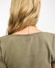Reclaimed Vintage Reclaimed Vintage ribbed button down top in khaki-Green - 2