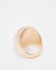 Reclaimed Vintage Reclaimed Vintage ring with oversized faux green stone in gold - 2