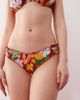 Reclaimed Vintage Reclaimed Vintage scrunchie bikini bottom with shirring in fruity vacation print-Multi - 2