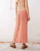 Reclaimed Vintage Reclaimed Vintage sheer pull on beach skirt in red striped print - part of a set-Multi - 4