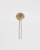 Reclaimed Vintage Reclaimed Vintage shell french hair pin in gold - 1