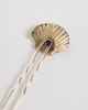 Reclaimed Vintage Reclaimed Vintage shell french hair pin in gold - 3