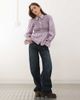Reclaimed Vintage Reclaimed Vintage shirt with shirring details in pink stripes-Multi - 3