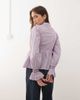 Reclaimed Vintage Reclaimed Vintage shirt with shirring details in pink stripes-Multi - 4
