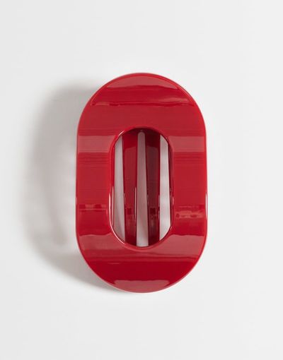 Reclaimed Vintage Reclaimed Vintage side hair clip in red