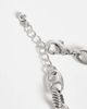 Reclaimed Vintage Reclaimed Vintage silver mariner chain bracelet with twist details - 2