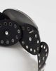 Reclaimed Vintage Reclaimed Vintage skinny disc belt in black and silver - 2