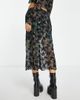 Reclaimed Vintage Reclaimed Vintage skirt in grunge butterfly print - part of a set-Green - 3