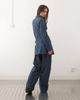 Reclaimed Vintage Reclaimed Vintage skirt pants in navy pinstripe - part of a set-Multi - 4