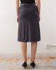Reclaimed Vintage Reclaimed Vintage slinky midi skirt with side slit in gray - 4
