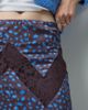 Reclaimed Vintage Reclaimed vintage slip skirt with lace godet inserts in animal print-WHITE - 4