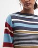 Reclaimed Vintage Reclaimed Vintage spliced striped knit sweater in blue - 4