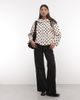 Reclaimed Vintage Reclaimed Vintage Spot Peter Pan Jacket-WHITE - 1