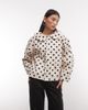 Reclaimed Vintage Reclaimed Vintage Spot Peter Pan Jacket-WHITE - 4