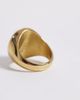 Reclaimed Vintage Reclaimed Vintage stainless steel gem stone ring in gold - 3