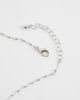 Reclaimed Vintage Reclaimed Vintage star rosary chain-Silver - 3