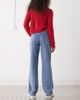 Reclaimed Vintage Reclaimed Vintage straight leg denim jeans in mid blue - 2