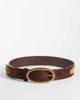 Reclaimed Vintage Reclaimed Vintage studded belt in brown - 1
