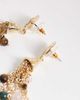 Reclaimed Vintage Reclaimed Vintage tassel earrings in gold with multi semi precious beads - 3