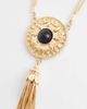 Reclaimed Vintage Reclaimed Vintage tassel longline pendant necklace in gold tone - 3