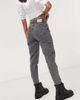 Reclaimed Vintage Reclaimed Vintage The '89 slim tapered leg jean in vintage gray wash-Grey - 2