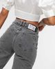 Reclaimed Vintage Reclaimed Vintage The '89 slim tapered leg jean in vintage gray wash-Grey - 3