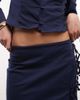 Reclaimed Vintage Reclaimed Vintage tie detail skort in navy - part of a set-Multi - 3