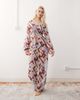 Reclaimed Vintage Reclaimed Vintage tie front sheer beach top in geo print-Multi - 2