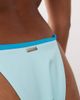 Reclaimed Vintage Reclaimed Vintage tie side bikini bottom with contrast binding in blue - 3