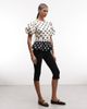 Reclaimed Vintage Reclaimed Vintage top with puff sleeves in black and white polka dot-Multi - 2