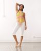 Reclaimed Vintage Reclaimed Vintage top with scarf detail in yellow floral print-Multi - 2