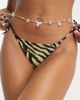 Reclaimed Vintage Reclaimed Vintage triangle bikini bottom in animal print-Multi - 1