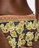 Reclaimed Vintage Reclaimed Vintage triangle bikini bottom in brown floral-Multi - 4