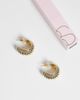 Reclaimed Vintage Reclaimed Vintage twisted chunky hoops in gold - 2