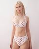 Reclaimed Vintage Reclaimed Vintage underwire bikini top with seam details in retro heart print-Multi - 1