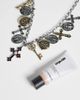 Reclaimed Vintage Reclaimed Vintage unisex antique charm necklace-Silver - 2