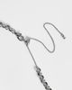 Reclaimed Vintage Reclaimed Vintage unisex antique charm necklace-Silver - 3