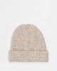Reclaimed Vintage Reclaimed Vintage unisex beanie with branding in oatmeal-Neutral - 1