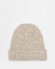 Reclaimed Vintage Reclaimed Vintage unisex beanie with branding in oatmeal-Neutral - 3