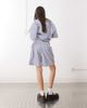 Reclaimed Vintage Reclaimed Vintage Unisex boxy pull on shorts in blue and white gingham-Multi - 3