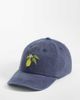 Reclaimed Vintage Reclaimed Vintage Unisex cap with lemon and logo in washed blue - 1