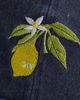 Reclaimed Vintage Reclaimed Vintage Unisex cap with lemon and logo in washed blue - 2