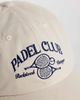Reclaimed Vintage Reclaimed Vintage Unisex cap with padel club embroidery in beige-White - 2