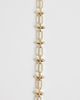 Reclaimed Vintage Reclaimed Vintage unisex chain link bracelet in gold - 3