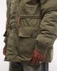 Reclaimed Vintage Reclaimed Vintage unisex contrast toggle waist green jacket - 3